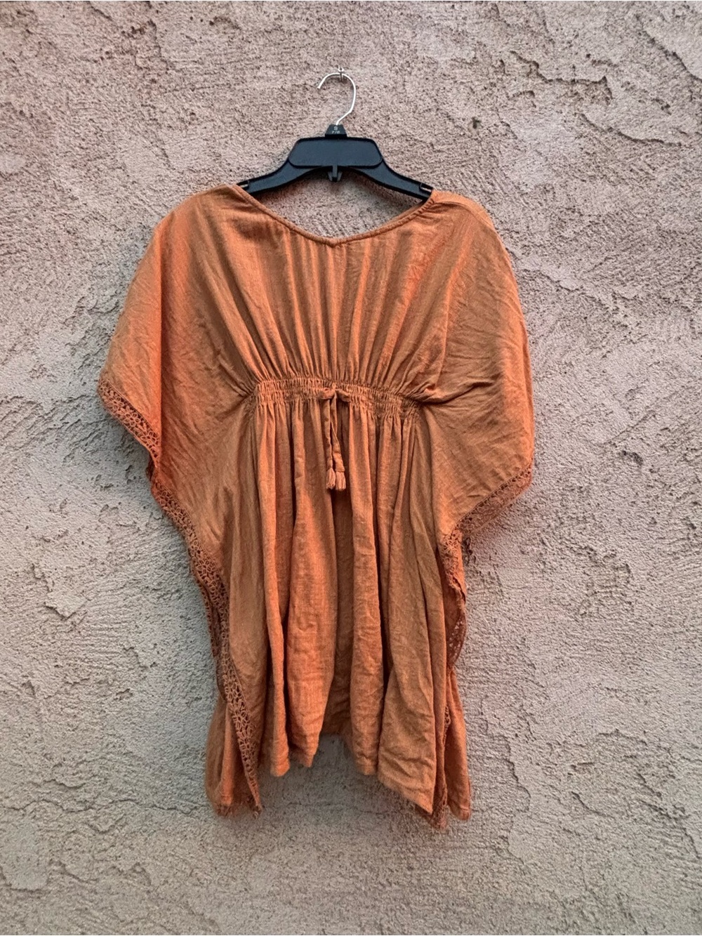 Zara Rust/Terracotta Orange Hue, Light Weight, Breezy Swim Cover Up